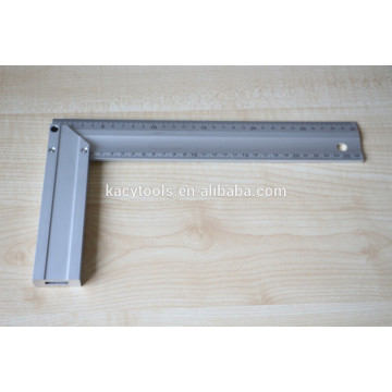 Tri Square Rul, L forma de regla cuadrada con el nivel, intentar Square Ruler Sets